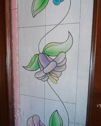 Vetro decorato