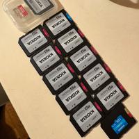 Micro SD TOSHIBA da 128gb per un totale di 1 T