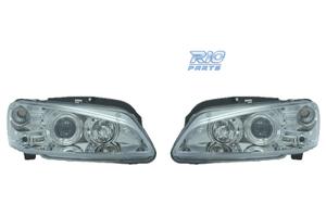 FARI PER PEUGEOT 106 96-05 ANGEL EYES FONDO CROMAT