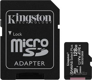 N.3 micro sd Kingston 128GB SDCS2 CLASSE 10