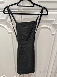 salopette in velluto con gonna corta