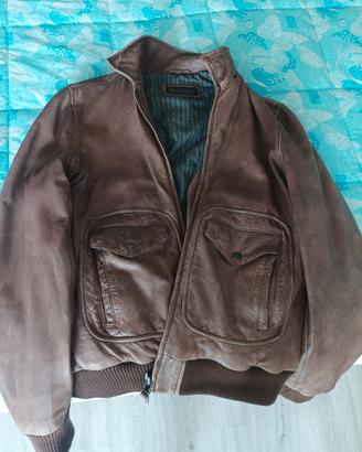 Giacca Uomo in pelle vintage 