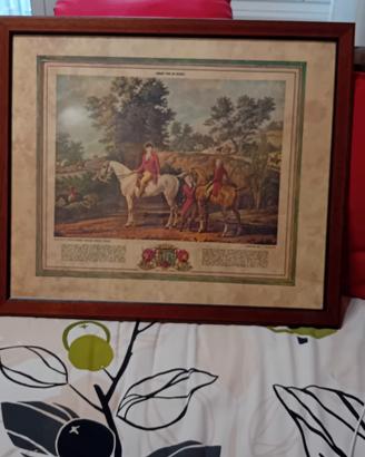 quadro su stampa antica 