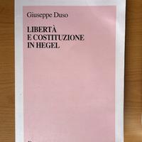 Libertà e costituzione in Hegel