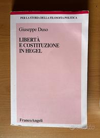 Libertà e costituzione in Hegel