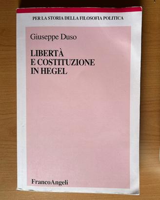 Libertà e costituzione in Hegel