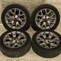 4 CERCHI IN LEGA 15 POLLICI FIAT NEW PANDA 3ª SERI