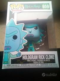 RICK OLOGRAMMA CLONE FIGURA POP funko