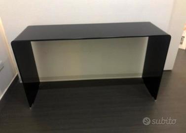 console di vetro nera