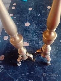 cpppia di candelabri antichi 