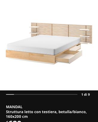 Letto Mandal moderno e versatile