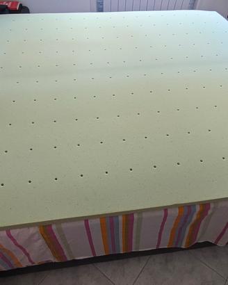 Topper Bibodu Memory foam Viscoelastico 160x190 cm