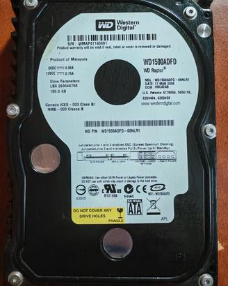 HDD WD Raptor 150GB 10.000rpm - 16MB Cache -