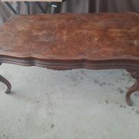 tavolo barocco intarsiato