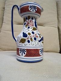 Brocca Ceramica Deruta dipinta a mano