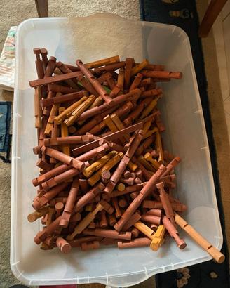 gioco mattoncini legno Lincon Logs