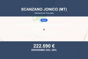 Immobile in asta di 304 m² con box auto a Scanzano