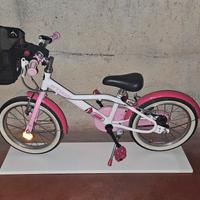 BICI BAMBINA 4-6 ANNI BTWIN 500 DOCTOGIRL 16"