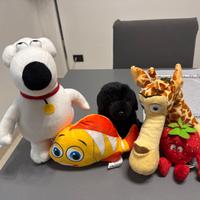 Peluche vari