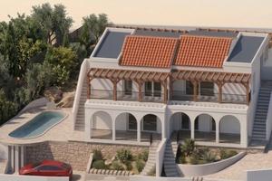 Villa caposchiera con giardino