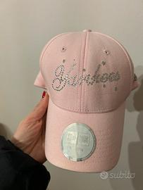 Cappellino New Era Yankees Rosa con Strass