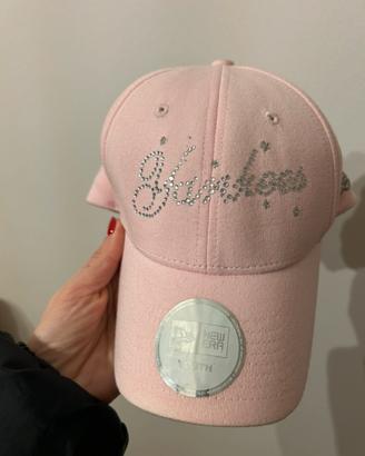 Cappellino New Era Yankees Rosa con Strass