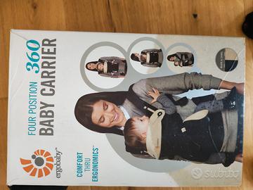 marsupio porta bebè con riduttore e copertura