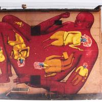 Raro poster street art Interesni Kazki. 100x68