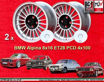 2 pz. cerchi BMW Alpina 8x16 ET28 3 E21 E30