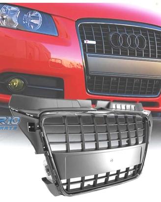 GRIGLIA AUDI A3 8P 08-12 LOOK S LINE NERO LUCIDO