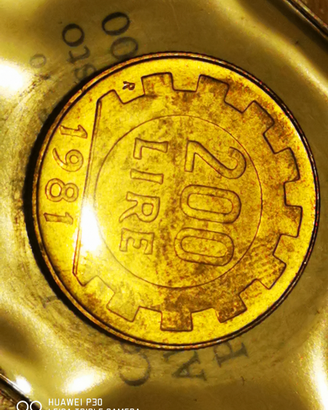 200 lire lavoro anno 1981