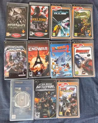 Lotto 11 giochi psp