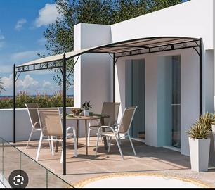 Pergola gazebo veranda copertura pvc