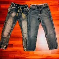 Set joggers in jeans anni 12 