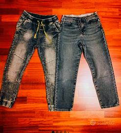 Set joggers in jeans anni 12 