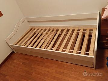 Letto con letto estraibile