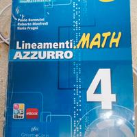 9788853804358 Lineamenti math azzurro Volume  4