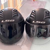 2 Caschi LS2 Airflow Neri Opachi
