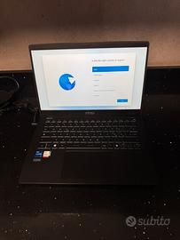 MSI MODERN 14 + CPU i7 + 512GB + 16GB RAM