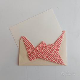 Biglietti Origami artigianali Carta Tassotti