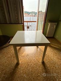 Tavolo allungabile bianco legno massiccio