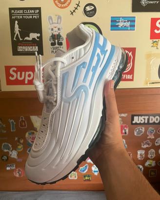 Nike air max 2001 air ecstasy white university blu