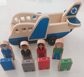 Melissa & Doug classic toy, Aeroplano in legno