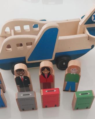 Melissa & Doug classic toy, Aeroplano in legno