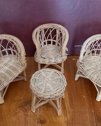 Salottino vintage per bambole