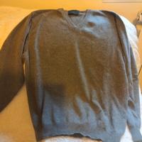 pullover uomo grigio 