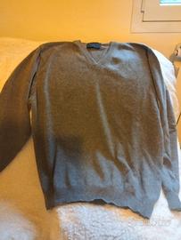 pullover uomo grigio 