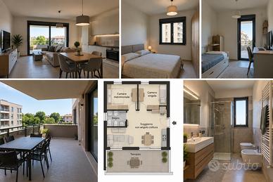 Trilocale-Firenze Careggi-con terrazzo