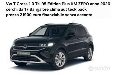 Volkswagen T-Cross 1.0 TSI Edition Plus KM ZERO ce
