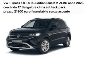 Volkswagen T-Cross 1.0 TSI Edition Plus KM ZERO ce